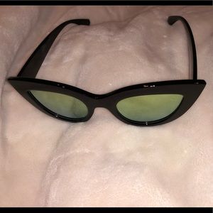 reflective cat eye sunglasses